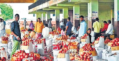 Gaddiannaram fruit market