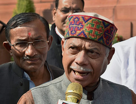 MoS Finance Shiv Pratap Shukla (File | PTI)