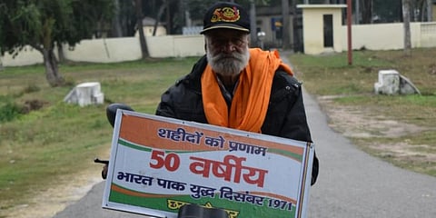 Subedar Jai Singh had participated in the 1965 and 1971 Indo-Pak wars and fought bravely along side his comrades in Akhnoor sector. (Photo |Â PRO Defence Jammu Twitter)