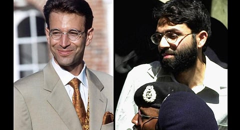 US journalist Daniel Pearl (L) and Ahmed Omar Saeed Sheikh (Photos | AP)