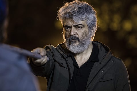 Ajith Kumar in Nerkonda Paarvai. (Photo | Cinema Express)