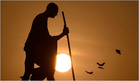 Image of a Gandhi statue for representational purpose (File photo | Martin Louis/EPS)