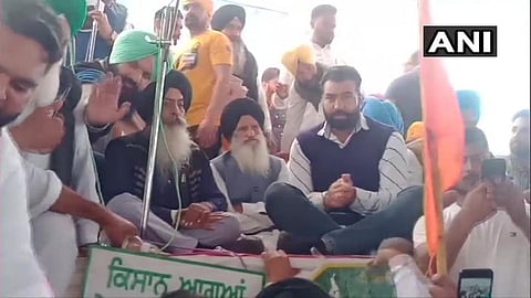 Lakha Sidhana in Punjab. (Photo| ANI)