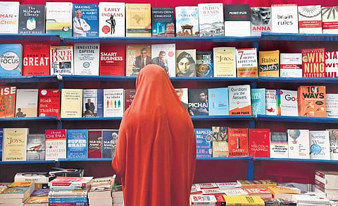 The annual Chennai Book Fair being held at YMCA grounds in Nandanam, in Chennai on Wednesday | R Satis h Babu