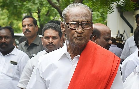 Veteran communist leader and two-time Lok Sabha MP D Pandiyan (File photo | EPS)
