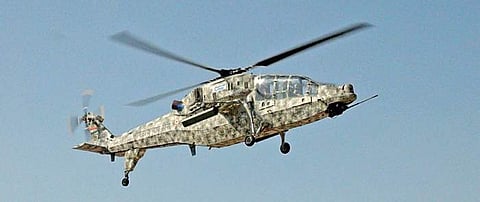 HAL’s Light Combat Helicopter uses a Shakti engine co-produced with Safran (File Image)
