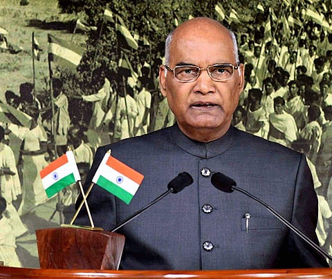President Ram Nath Kovind (File photo)