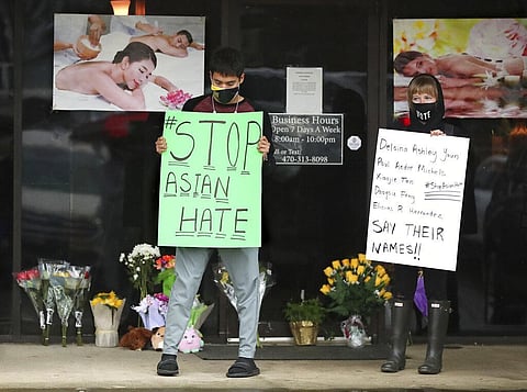 The Georgia spa shooting left eight dead. (Photo | AP)