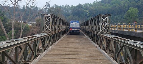 The above bridge was completed in just five days. (Photo | BRO)