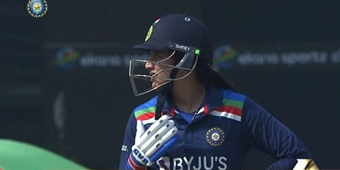 The Smriti Mandhana-led side were outclassed by the South African side in the first T20. (Photo | BCCI Women Twitter)