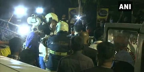 According to DCPÂ Prashant Kadam, around 22 fire tenders reached the hospital to douse the flames. (Photo | ANI)