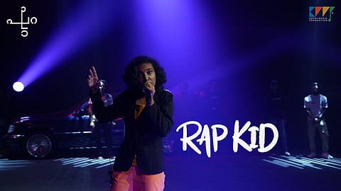 Aditi Nair aka Rap Kid performing at KMF's Hiphop festival. (Photo | YouTube)