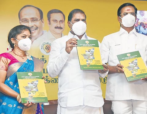 PMK manifesto release event on Friday | R Satish Babu