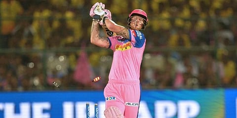 Rajasthan Royals all-rounder Ben Stokes (Photo | AFP)