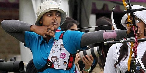 Former World Number One Archer Deepika Kumari (Photo | PTI)