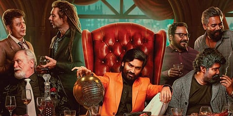 A still from Dhanush-starerr 'Jagame Thandhiram'.
