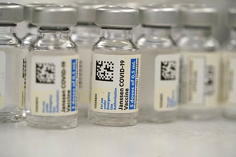 Vials of Johnson & Johnson COVID-19 vaccine in the pharmacy. (Photo | AP)