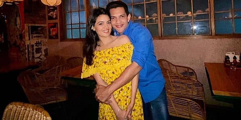 Singer Aditya Narayan with actress Shweta Agarwal (Photo | Aditya Narayan, Instagram)