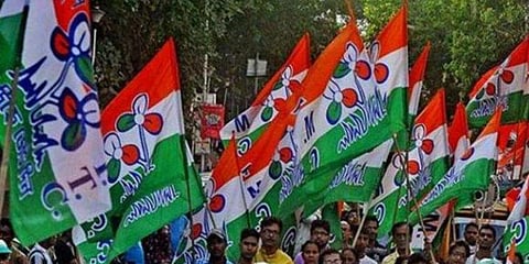 TMC flag (Photo | PTI)