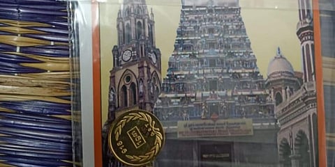 A flying squad seized at least 149 gold coins worth over Rs 5 lakh (Photo | EPS)
