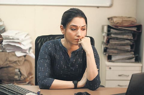 Tamannaah seen in the film