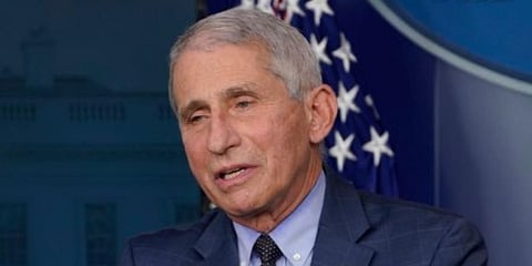 US medical expert Dr Anthony Fauci (File photo | AP)