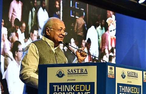 NEP Drafting Committee Chairperson Dr K Kasturirangan at ThinkEdu conclave. (File photo| EPS)