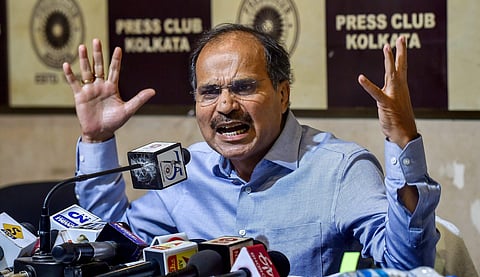 Congress leader Adhir Ranjan Chowdhury (Photo | PTI)