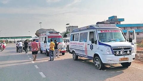 The government’s proposed maximum hiring charges include oxygen, ambulance equipment, personal protection equipment kit, gloves, mask, face shield, sanitisation