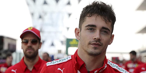 Ferrari driver Charles Leclerc of Monaco. (File photo| AP)