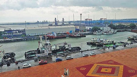 Paradip Port.