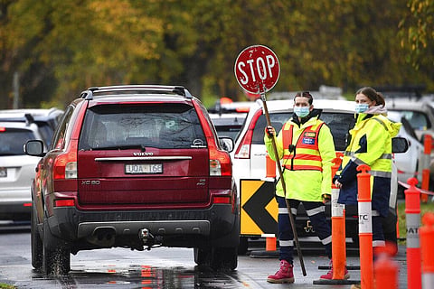 Australia’s second largest city announced a seven-day lockdown on Thursday as concern grows over dozens of cases of a COVID-19 variant found in India. (Photo | AP)