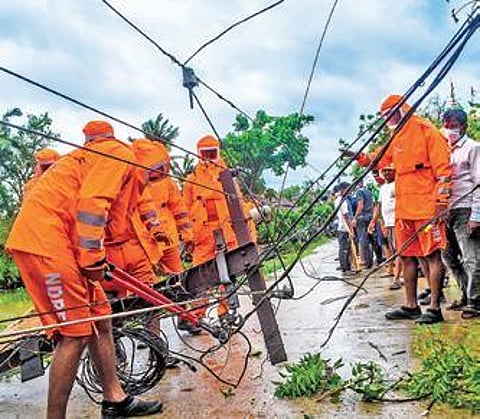 Restoration of power supply in rural areas has been challenging due to large-scale inundation and continuous rains.