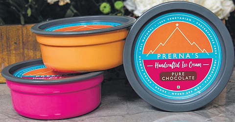 Prerna’s Handcrafted Ice creams are about as natural as it can get.