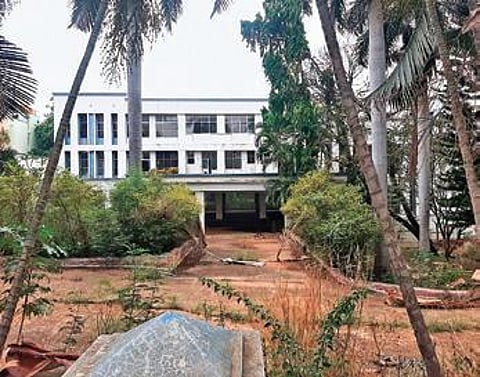 The abandoned children’s hospital at Rajarajeshwari Nagar in Bengaluru