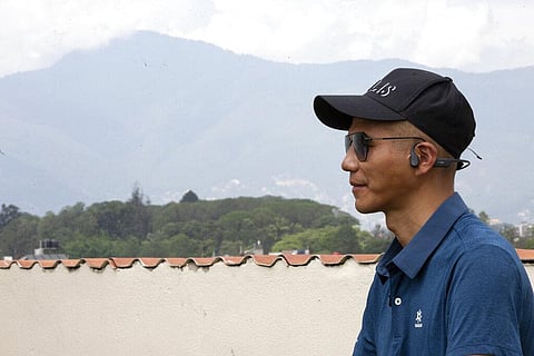 Chinese climber Zhang Hong, 44, the first blind Asian to scale Mount Everest (Photo | AP)