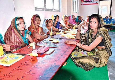 Around 4,000 skilled women and young girls have made and supplied around 28 lakh solar lamps to school children in 75 blocks of Uttar Pradesh. These women are also selling and repairing various solar