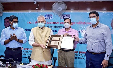 Bihar signs MoU for hydropower project with NHPCL (Photo | Express)
