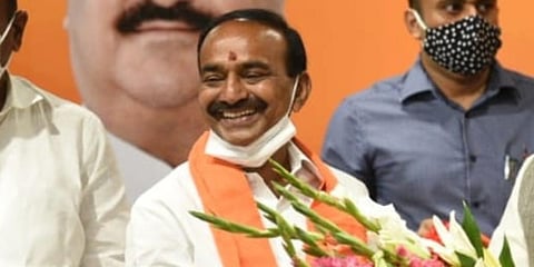 Former Telangana minister Eatala Rajender joins BJP. (Photo| Shekhar Yadav, EPS)