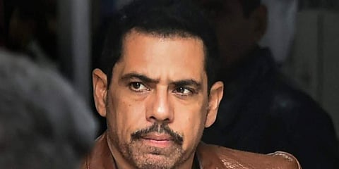 Congress general secretary Priyanka Gandhi's husband Robert Vadra (Photo | PTI)