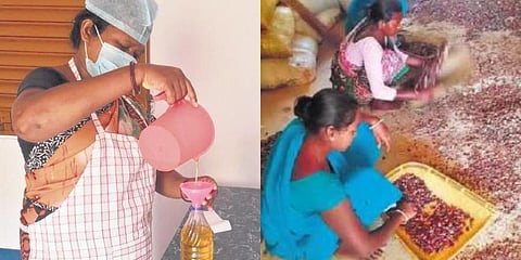 Women are trained in collection and processing of Kusum, Karanj, Imli and other forest produce | Express