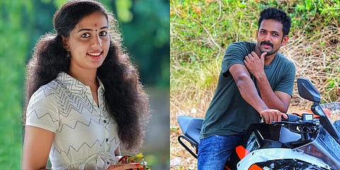 The victim Vismaya (L) and her husband Kirankumar. (Photo | Facebook)