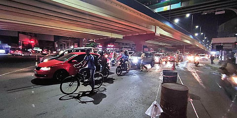 The traffic scene at Vyttila junction on Sunday. (File photo| A Sanesh, EPS)