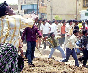 The post-poll violence-affected areas after the declaration of the Assembly poll results on May 2. (File photo)