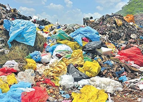 Pathapadu a haven of biomedical waste