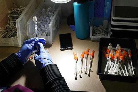 Image of a coronavirus vaccine vial used for representational purposes only. (Photo | AP)