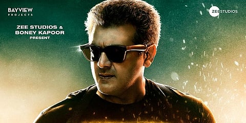 Valimai is Ajith Kumar's second collaboration with producer Boney Kapoor. (Photo | Twitter: @BayViewProjOffl)
