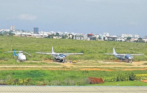 A preliminary survey conducted by officials had found 15 buildings violating height norms around Jakkur aerodrome
