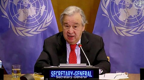 UN Secretary-General Antonio Guterres (File Photo | AP)