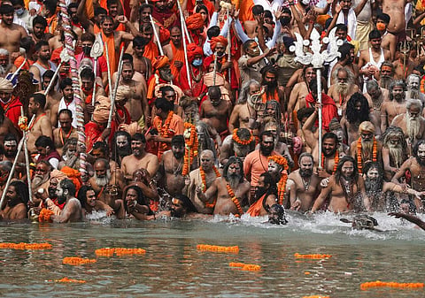 Pilgrims visit Haridwar, Gaumukh, and Gangotri in Uttarakhand and Sultanganj in Bihar to fetch the waters of river Ganga, which is is dispensed as offerings to Lord Shiva in temples. (File photo | AP)